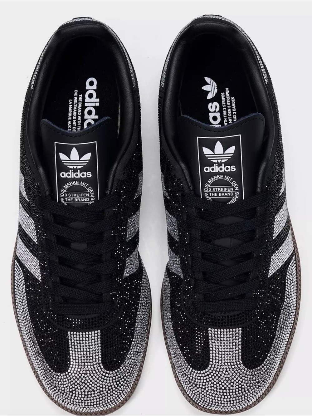 WOMEN'S ADIDAS ORIGINALS SAMBA OG RHINESTONE CASUAL SHOES